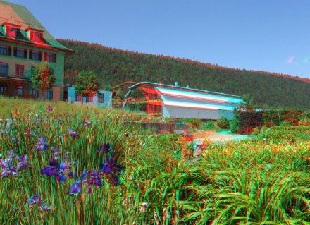 Mycorama vu depuis les jardins