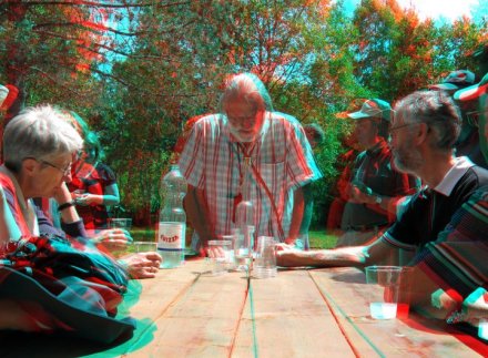 Charles Henri nous explique la formation de la tourbière